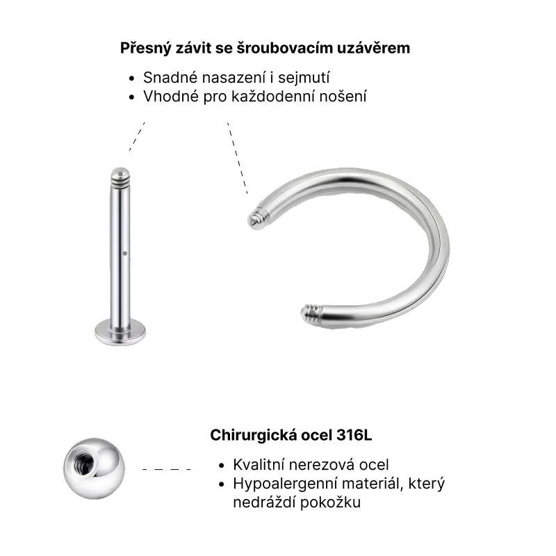 Sada piercingů 4